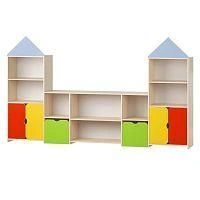 Children’s Wooden Wall Unit for Playroom