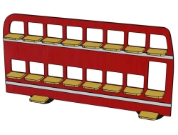 Craft Display Stand "Bus" SZh06