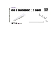 Dust and Moisture Resistant LED Light Fixture KRIPTON