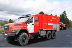 Firefighting Vehicle Hose AR-2, Type 5883, Modification 58814S on Ural-5557 Chassis