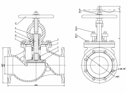 Flanged Non-Return Shut-Off Valve DN 125 PN 10 Series 458 (KMIА.491925.004-01)