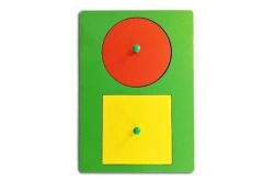 Secret Shapes Game - Frog and Fish (Circle-Square)