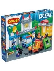 Police-themed Educational Building Set "Bank Protection" 181 Pieces, Model 632