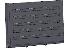 Car Interior Trimming Left Side for GARNITURE LAT G - 96814214ZD