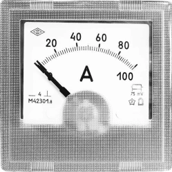 M42301.8 Microammeter, Milliammeter, Ammeter, and Voltmeter