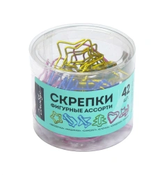Скрепки - ассорти 28-45 мм 42 шт.
