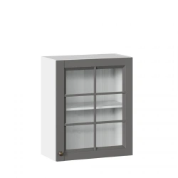 Ameli-3 Kitchen Cabinet Facade 600 with Glass (Onyx Gray)