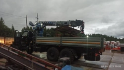 Hydraulic Crane Truck KMA on Ural 4320 Base U0K03N-U9