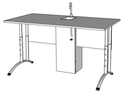 Chemical Work Table - Customizable Design