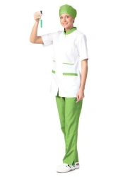 Women's Zippered Jacket with Short Sleeves and Stylish Pockets - Model 3.813