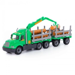 Mike Logging Truck with Trailer (Mesh), Model 55675