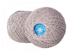 Sparkling Cotton Knitting Threads - Snowflake