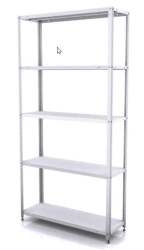 Lightweight Warehouse Rack with 5 Shelves STKO-5G 930x300x1850
