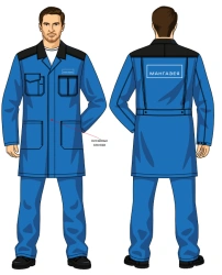 Protective Men's Coat against OPZ and Mechanical Impacts SMA125-104/001-DKB