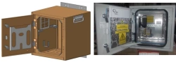 Outdoor Telecommunication Cabinet 400x400x350 IP54 - Model ШТУ-С-400х400х350-МП-Rt