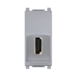 HDMI Type A-A Hidden Installation Socket, 1M, Silver, CADUCEUS ALING Experience, Art. 74285.S