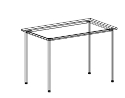 School Dining Table for Meal Consumption