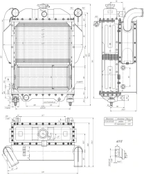 Engine Cooling Radiator Block D-246.1301.000
