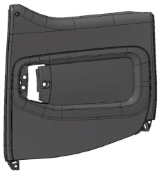 Right Rear Door Trim Assembly for M1 and N1 Vehicles 1681238081