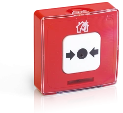 Addressable Manual Fire Alarm Station with Short Circuit Isolator IPR 513-12IKZ