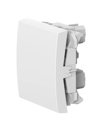 Caduceus Aling Mode Cross Switch 10A 250V 2M White, Art. 658.0