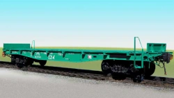 Container Transportation Platform Wagon Model 13-2114-08