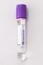 Sterile Vacuum Blood Collection Tube "NIII TEST" with K₂EDTA, 13*75 mm, 1.0 ml