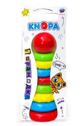 Educational Stacking Pyramid 27 cm Knopka 1/4