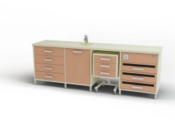 LINE Direct Module for Medical Facilities 102-001-4 102-002-1M 103-001-3 102-003B 102-004A 2400x600x850