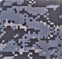 Water-Repellent Camouflage Cotton-Polyester Fabric, Art. S 65 BYU