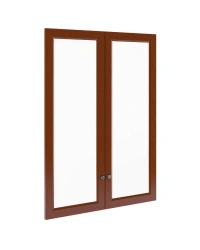 Glass Doors Set, Medium Size 944x1250mm, 2 Doors, Art. PVD-MG