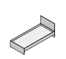 Wooden Bed for Adults - Contemp, Bolero, Elza, Carmen, Milana, Fandango, Twist