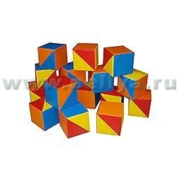 Nellya Mosaic Set - 16 Cubes, 25x25 cm