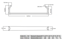 Surgical Retractor for Wound Expansion and Retention Model 18.0011.12