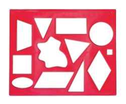 Geometric Shapes Stencil No. 2