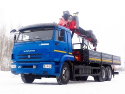 Hydraulic Loading Crane Special Vehicle MKMA on KAMAZ 65117 Base 64K37N-U6