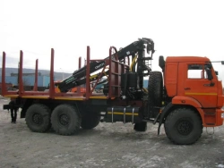 Truck with Loader Crane GM 6377V3-10 on Kamaz 43118-A5 Chassis