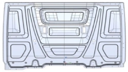 Outer Rear Panel for Cars A9606473209