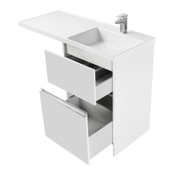 Aquaton Laundry Cabinet 600 White 1A235901LH0101