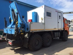 KAMAZ 43118 Special Vehicle with Hydraulic Crane KMA 41K03N-U3