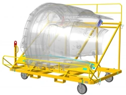 Aircraft Reverse Thrust Door Transport Cart ARD-102