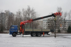 Multi-functional Hydraulic Truck with Crane MKMA based on KAMAZ 65117 Model 64K16N-U6