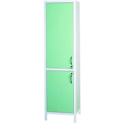 Medical Storage Cabinet, Two-Section, Single Door, Metal for Medications, Model ШМ-1.301 "Aibolit