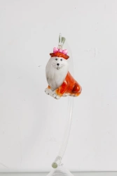 Handcrafted Glass Christmas Ornament "Matilda