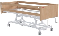 Functional Medical Bed with Hydraulic Height Adjustment and Wooden Backrests MEGI Fonda 6