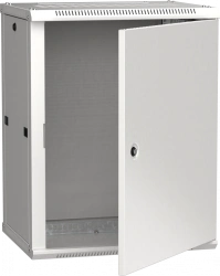 LINEA W 15U 600x450 mm Metal Door Wall Cabinet, RAL7035