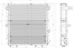 Engine Cooling Radiator Block T-780B.1301.000