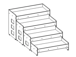Four-Tier Bed TV-BKCH-5.17.01-01