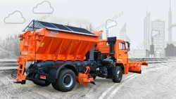 Snow Clearing and Sand Spreading Machine KDM76-10 on KamAZ-53605-A5