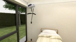 Patient Lifting and Transfer System Ceiling and Wall Mounted "ORTORENT PRM-01" (Static)